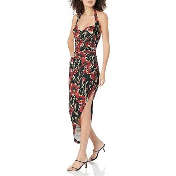 NORMA KAMALI (Revolve) Cayla Side Drape Dress - Picture 3 of 8
